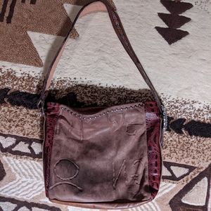 Leather Western Purse